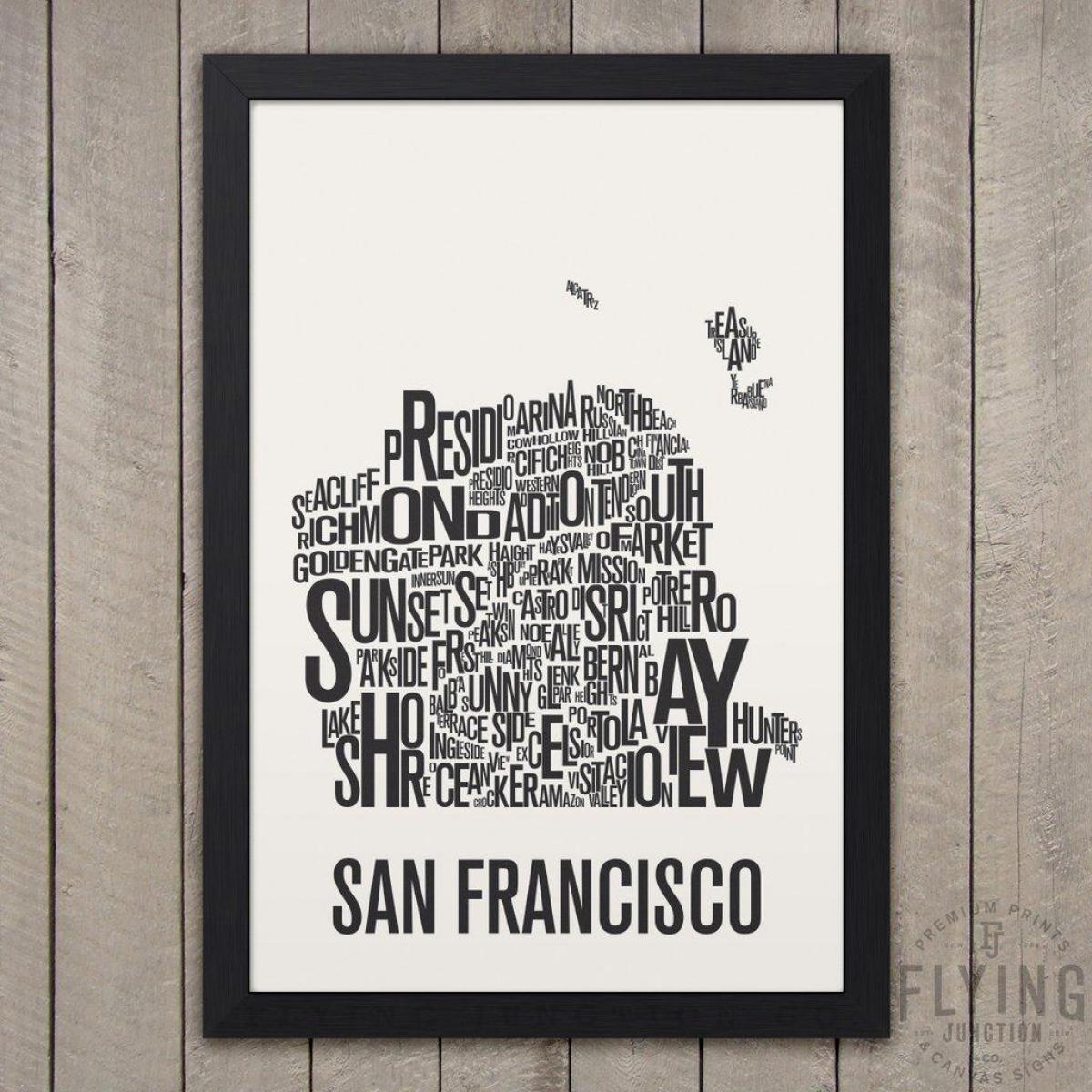 San Francisco სტამბა რუკა