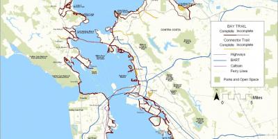 San Francisco bay trail რუკა