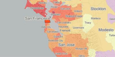 რუკა mapp San Francisco
