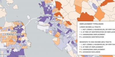რუკა San Francisco gentrification