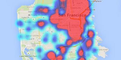 რუკა San Francisco განავლის