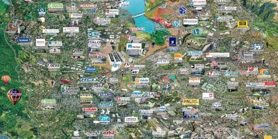 Silicon valley high tech რუკა