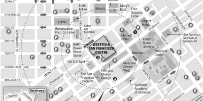 რუკა westfield San Francisco