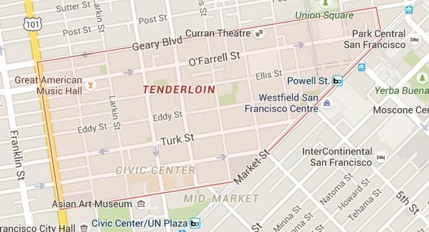 "სუკი San Francisco რუკა