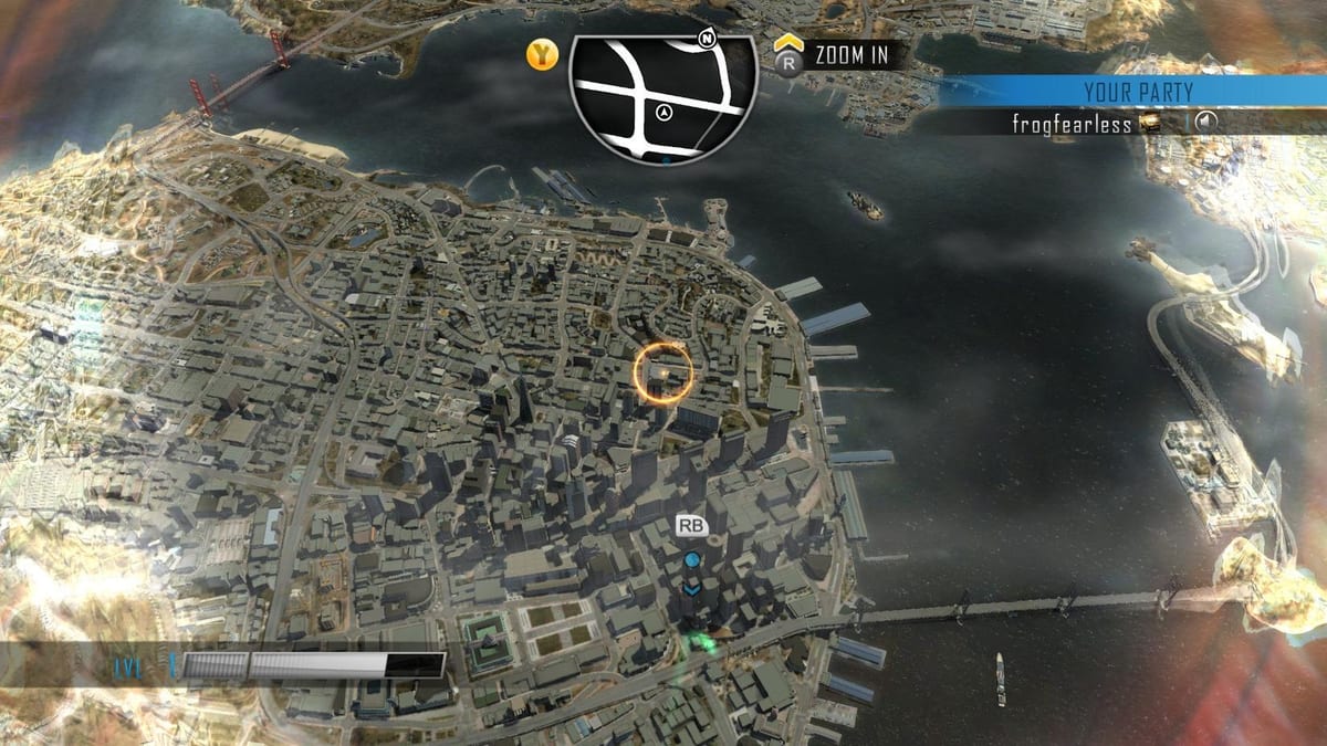 driver San Francisco რუკა ზომა