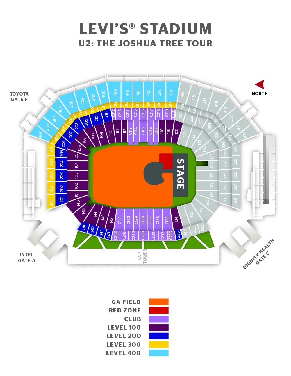 levi ' s stadium suite რუკა