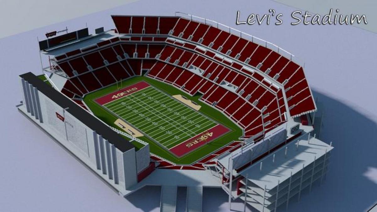 levi ' s stadium 3d რუკა