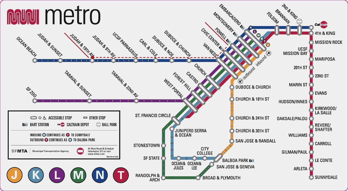 რუკა muni და line