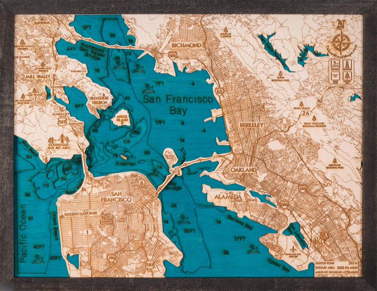 რუკა San Francisco ხის