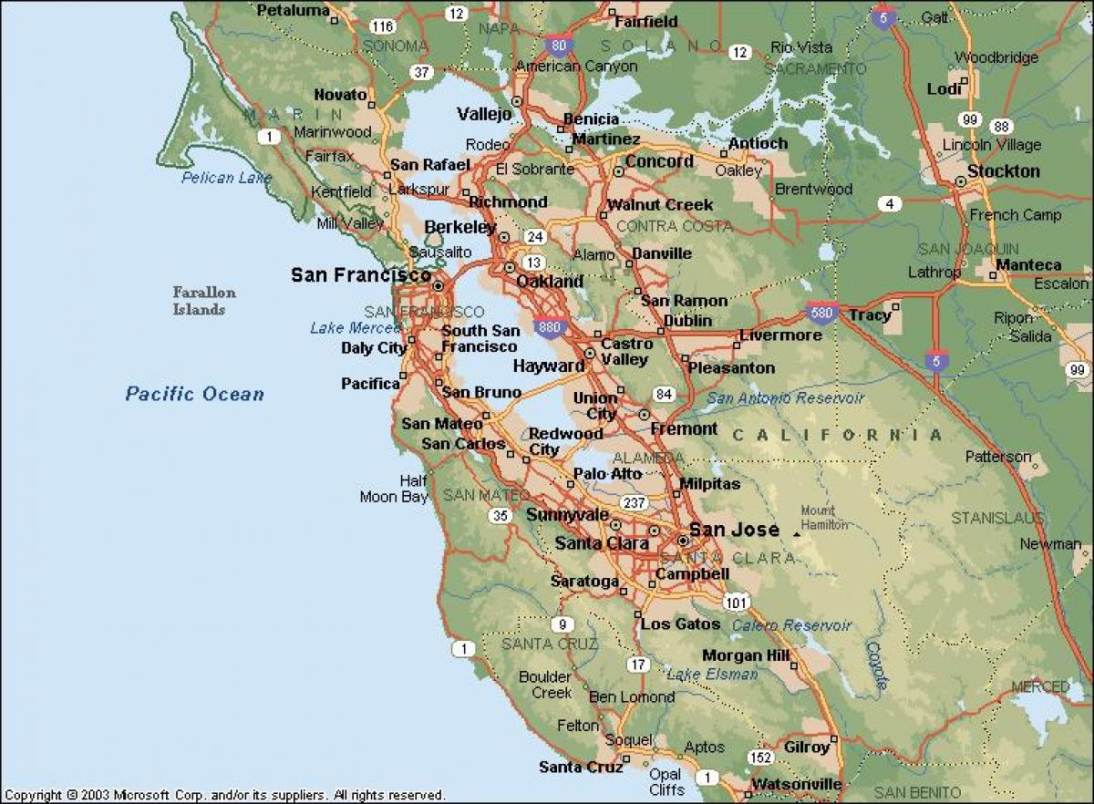 SF bay რუკა