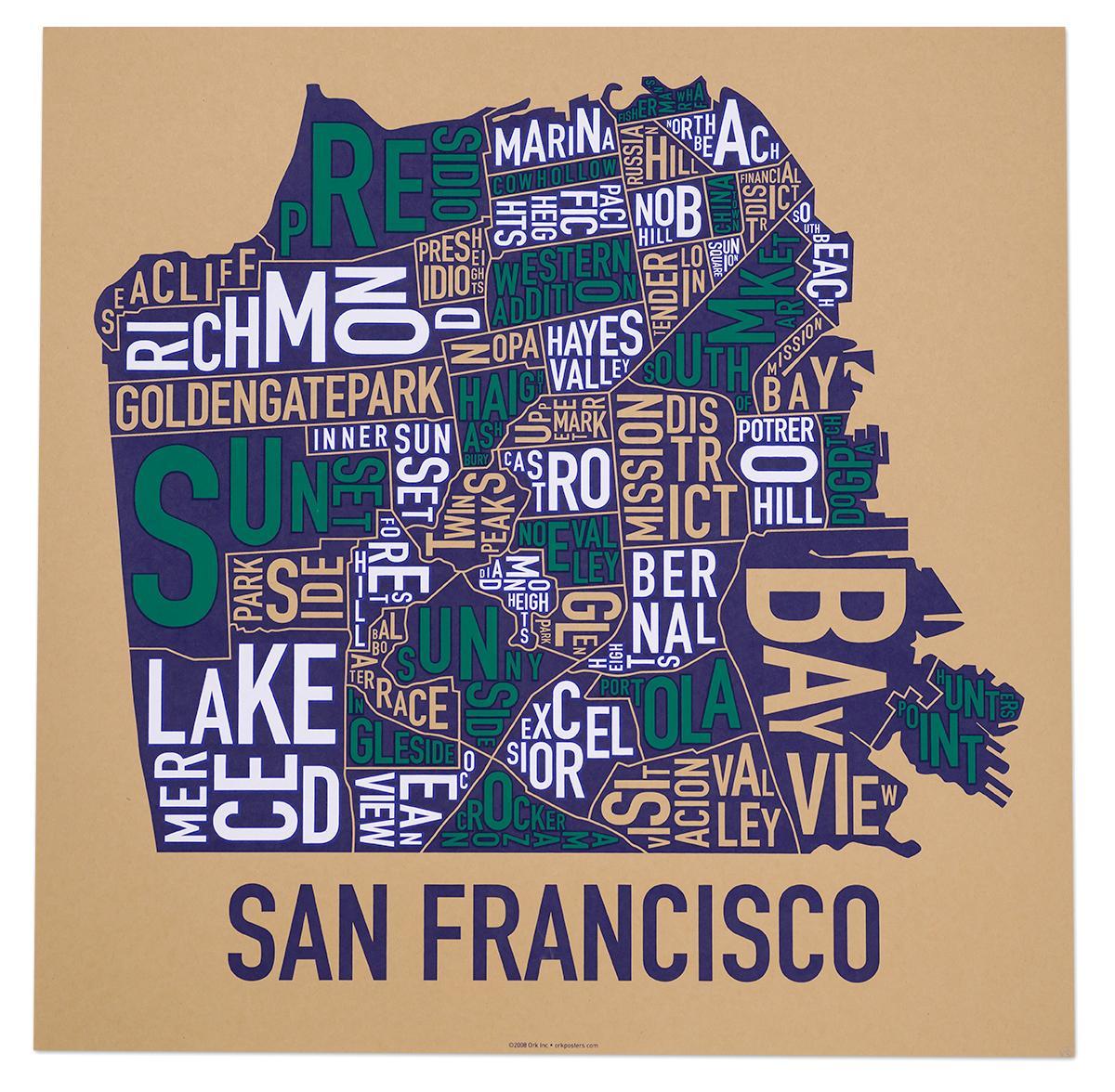 San Francisco სამეზობლოში რუკა, ვებ
