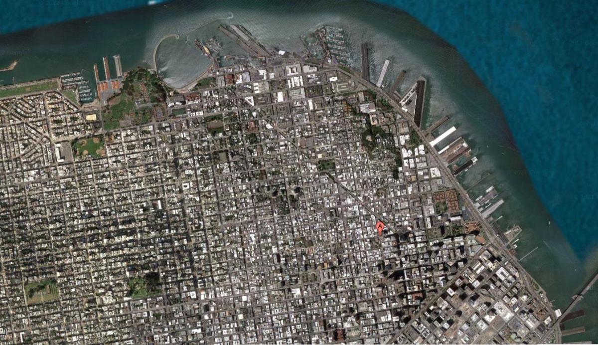 რუკა San Francisco სატელიტური