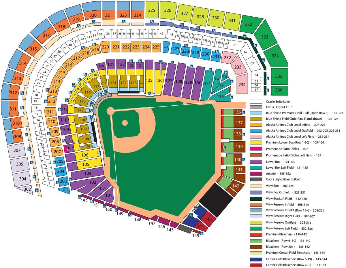 San Francisco giants ადგილს რუკა