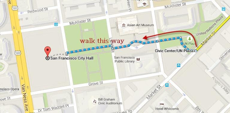 რუკა SF მერიის
