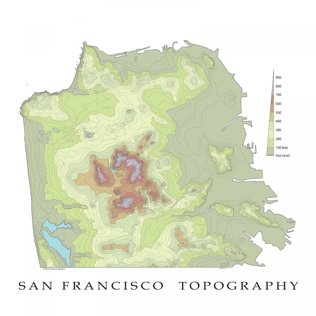 San Francisco ტოპოგრაფიული რუკა