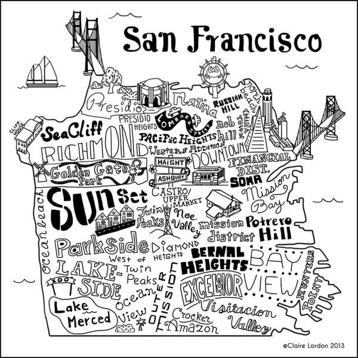 რუკა მაღაზია San Francisco