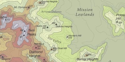 რუკა მისია San Francisco bay