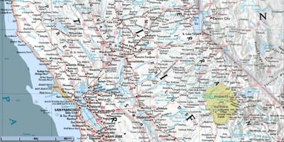რუკა ჩრდილოეთ San Francisco