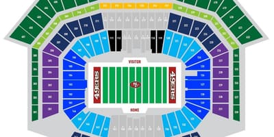 რუკა 49ers პარკინგი 