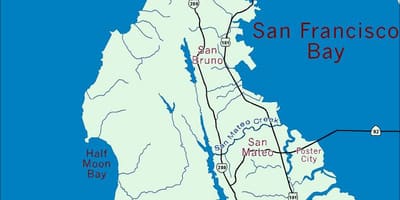 რუკა bay ფართი ნახევარკუნძულზე