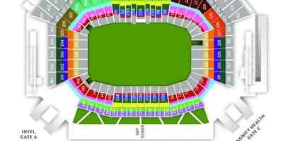 რუკა levi ' s stadium კარიბჭე