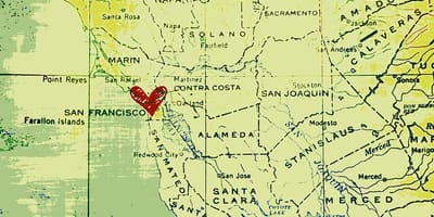 გული San Francisco რუკა