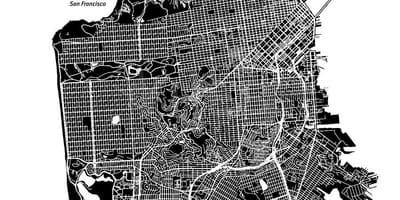 რუკა San Francisco ვექტორი