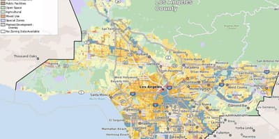 რუკა San Francisco ზონირების 