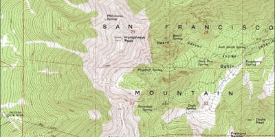 რუკა San Francisco contour