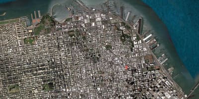 რუკა San Francisco სატელიტური