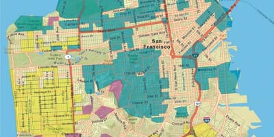 რუკა San Francisco gis