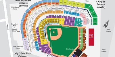 San Francisco giants stadium რუკა