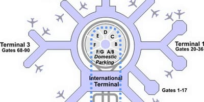 რუკა SFO ტერმინალი g
