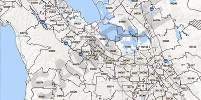 Map of silicon valley საფოსტო კოდი